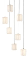 Currey and Company Dove 7-Light Multi-Drop Pendant 9000-0711
