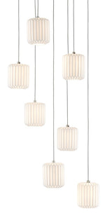 Currey and Company Dove 7-Light Multi-Drop Pendant 9000-0711