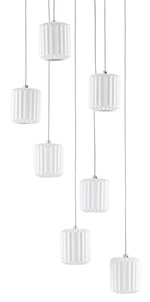 Currey and Company Dove 7-Light Multi-Drop Pendant 9000-0711