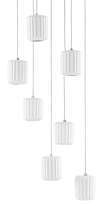 Currey and Company Dove 7-Light Multi-Drop Pendant 9000-0711