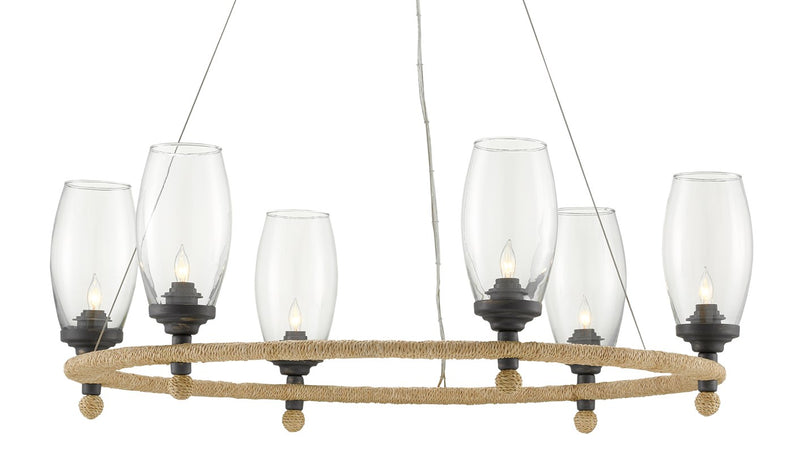 Currey and Company Hightider Chandelier 9000-0738