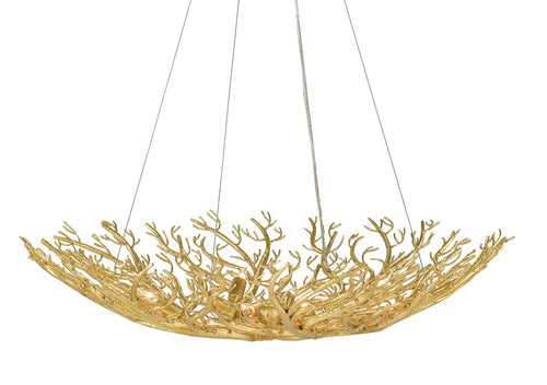 Currey and Company Sea Fan Bowl Chandelier 9000-0780