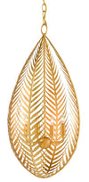Currey and Company Queenbee Palm Chandelier 9000-0783