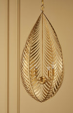Currey and Company Queenbee Palm Chandelier 9000-0783