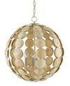 Currey and Company Tartufo Coco Shell Chandelier 9000-0806