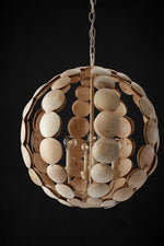Currey and Company Tartufo Coco Shell Chandelier 9000-0806