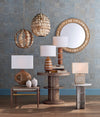 Currey and Company Tartufo Coco Shell Chandelier 9000-0806