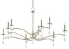 Currey and Company Serilana Large Silver Chandelier 9000-0815