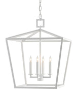 Currey and Company Denison Medium White Lantern 9000-0824