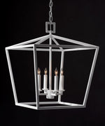 Currey and Company Denison Medium White Lantern 9000-0824