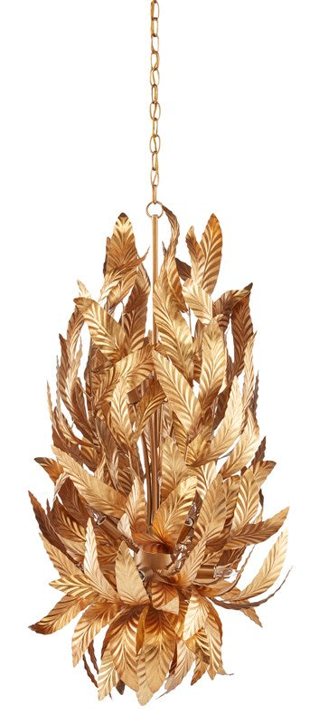 Currey and Company Apollo Leaf Chandelier 9000-0832