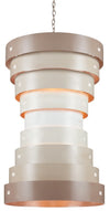 Currey and Company Graduation Taupe Large Chandelier 9000-0850