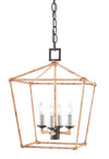 Currey and Company Denison Rattan Small Lantern 9000-0873