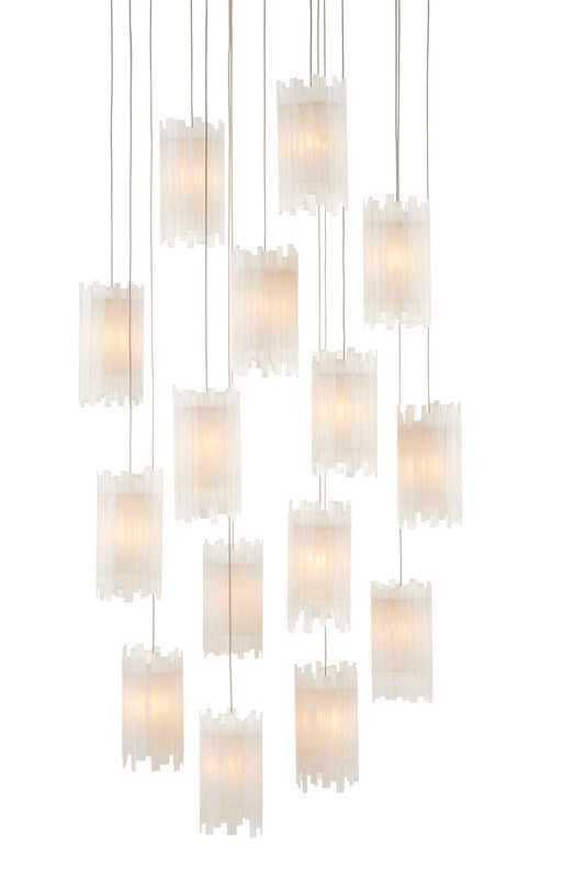 Currey and Company Escenia Round 15-Light Multi-Drop Pendant 9000-0884