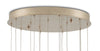 Currey and Company Rame 7-Light Multi-Drop Pendant 9000-0904