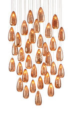 Currey and Company Rame 36-Light Multi-Drop Pendant 9000-0908