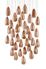 Currey and Company Rame 36-Light Multi-Drop Pendant 9000-0908