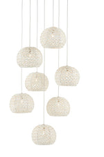 Currey and Company Piero 7-Light Multi-Drop Pendant 9000-0911