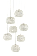 Currey and Company Piero 7-Light Multi-Drop Pendant 9000-0911