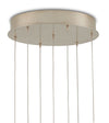 Currey and Company Piero 7-Light Multi-Drop Pendant 9000-0911