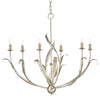 Currey and Company Menefee Silver Chandelier 9000-0931
