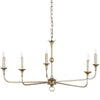 Currey and Company Nottaway Champagne Small Chandelier 9000-0933