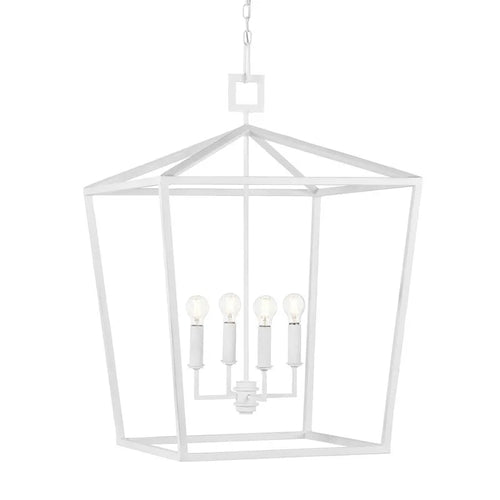 Currey and Company Denison White Grande Chandelier 9000-0977