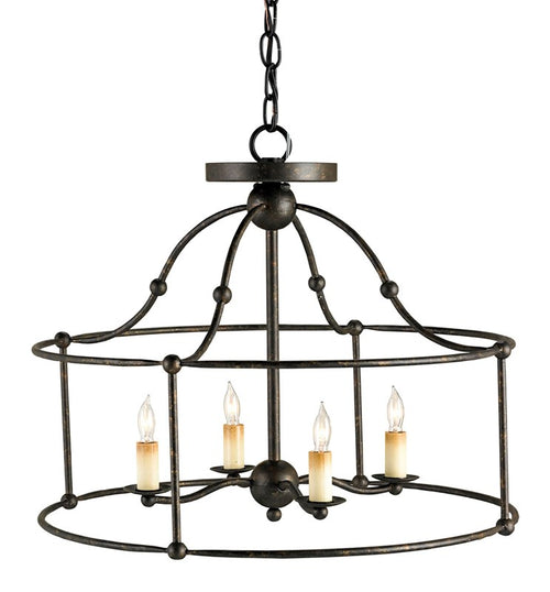 Currey and Company Fitzjames Black Small Lantern 9878 - LOVECUP