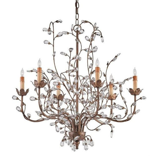 Currey and Company Crystal Bud Chandelier, Medium 9882 - LOVECUP