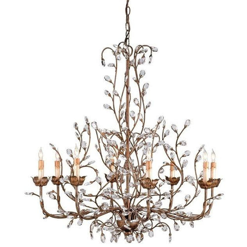 Currey and Company Crystal Bud Chandelier, Large 9884 - LOVECUP