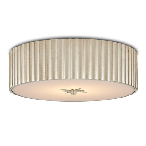 Currey and Company Caravel Silver Flush Mount 9999-0066
