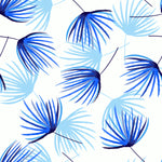 Modish Blue Leaves Wallpaper Tasteful Select