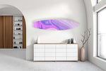 Trippy Purple Pink Acrylic Surfboard Wall Art