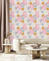 Stylish Brightly Leaves Wallpaper Fashionable
