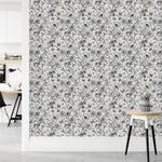Black and White Poppies Wallpaper