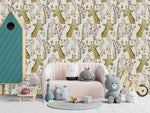 Voguish Giraffe Pattern Wallpaper
