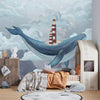 Whale between Clouds Wallpaper