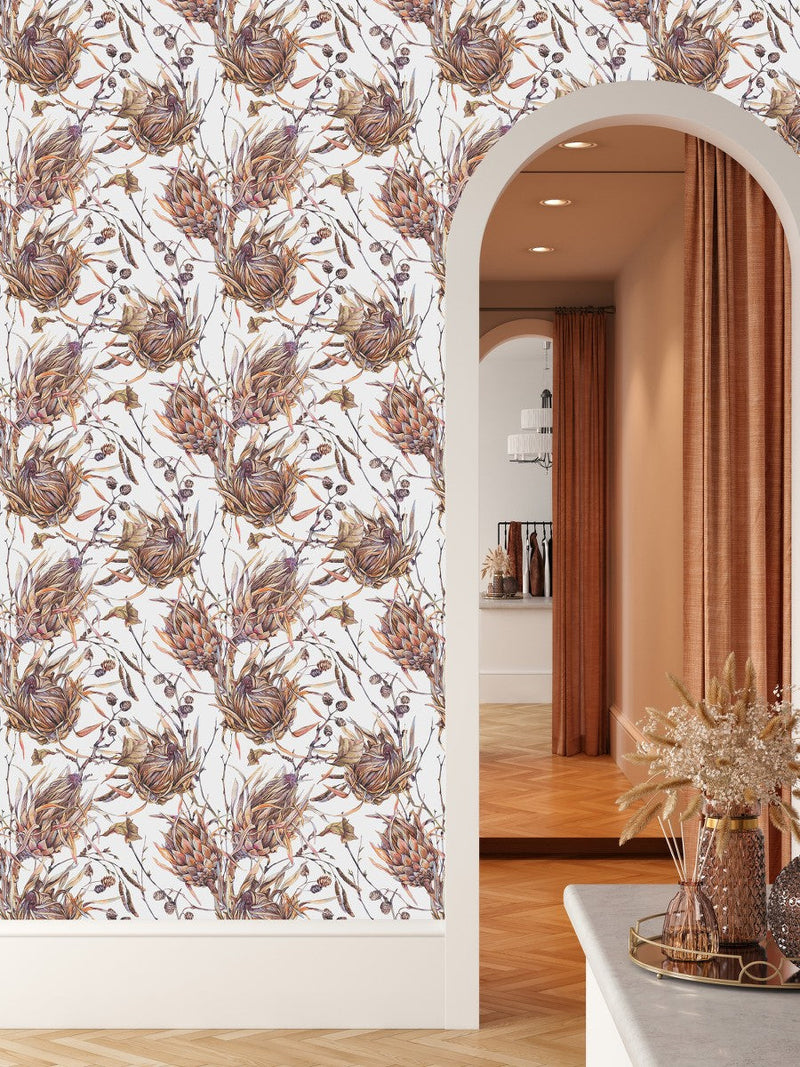 Dried Exotic Flowers Wallpaper