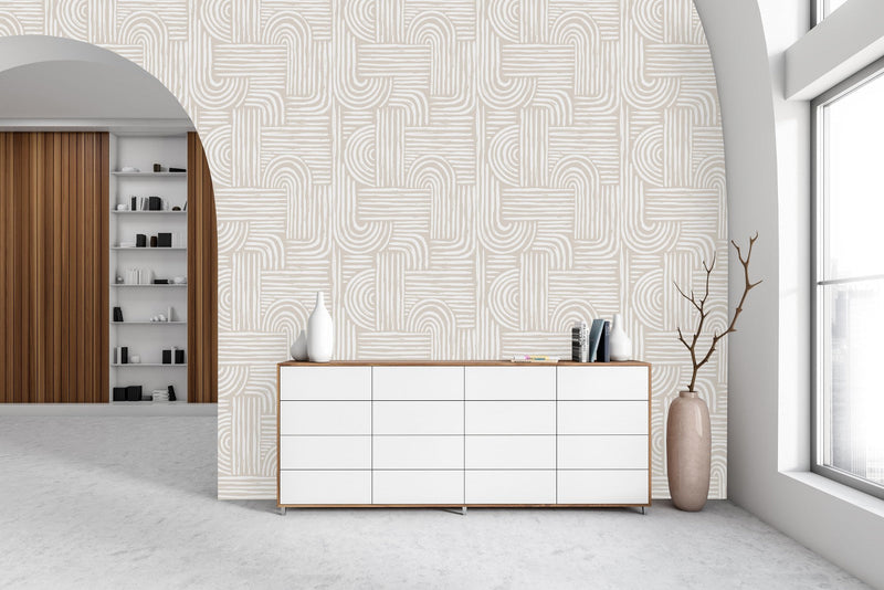 Light Lines Pattern Wallpaper