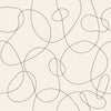 White Wallpaper with Black Lines