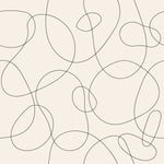 White Wallpaper with Black Lines