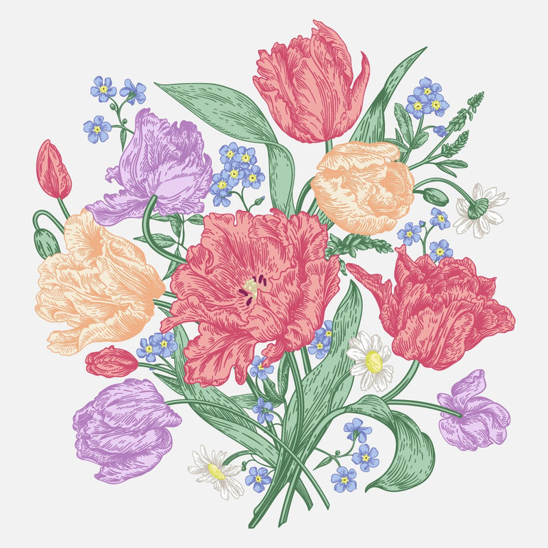Tulips Bouquet Wallpaper