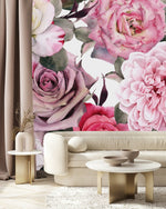 Pink Shades of Roses Wallpaper