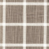 Rod Pocket Curtain Panels Pair in Modern Farmhouse Abbot Ecru Windowpane Plaid