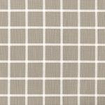Gathered Bedskirt in Modern Farmhouse Abbot Ecru Windowpane Plaid