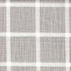 Gathered Bedskirt in Modern Farmhouse Abbot French Grey Windowpane Plaid