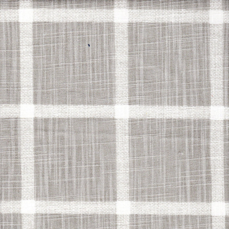 Round Tablecloth in Modern Farmhouse Abbot French Grey Windowpane Plaid