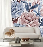 Blue and Beige Wallpaper