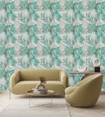 Elegant Green Leaves Wallpaper Smart Select