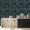 Stylish Birds and Sakura Wallpaper Fashionable